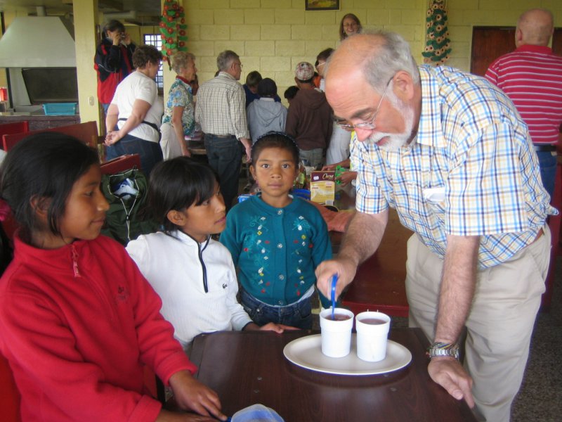 Heinrich Mengel in unserem Kinderdorf in Guatemala