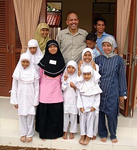 Waisenkinder in Jakarta